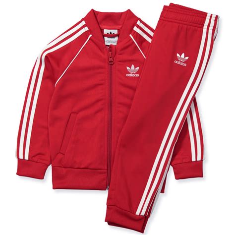 adidas jogging anzug rot kind|Rote Trainingsanzüge .